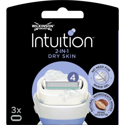 Wilkinson Sword Intuition Dry Skin 3 ks – Zbozi.Blesk.cz