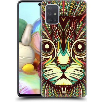 Pouzdro Head Case Samsung Galaxy A71 AZTEC KOČKA – Zboží Mobilmania