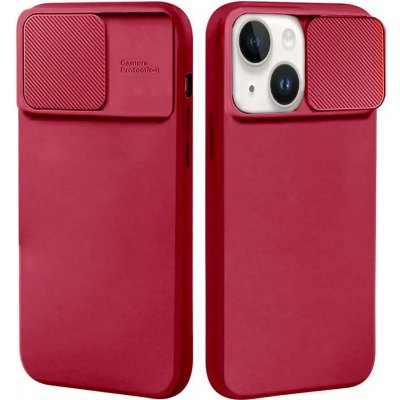 Pouzdro MG Privacy Lens silikonové Samsung Galaxy M53 5G, červené – Hledejceny.cz