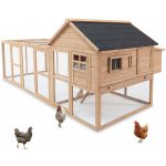 B-FARM Dřevěný maxi kurník TIRANA 300 x 152 x 121 cm – Zboží Mobilmania