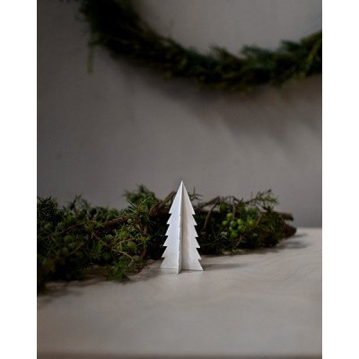 Dekorativní stromeček Gimdalen White 10 cm Storefactory Scandinavia – Zboží Mobilmania