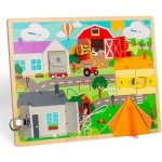 Bigjigs Toys Motorická deska každodenní dovednosti – Hledejceny.cz