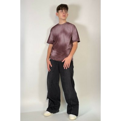 Reporter Young Chlapecké černé džíny CARGO s prostornými kapsami na nohavicích ČERNÁ – Zboží Dáma