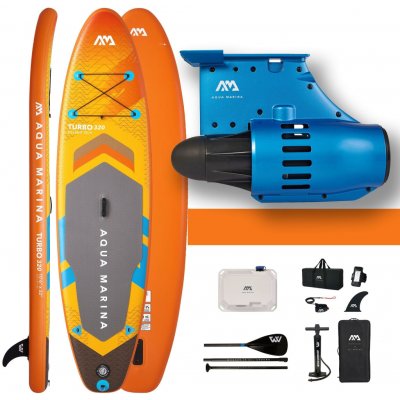 Paddleboard Aqua Marina GO TURBO 320 10'6 S Power fin – Zbozi.Blesk.cz