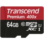 Transcend microSDXC Premium 64 GB UHS-I TS64GUSDU1 – Hledejceny.cz