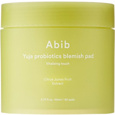 Abib Yuja Probiotics Blemish Pad Vitalizing Touch rozjasňující pleťové tampony 60 ks