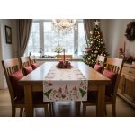 Mybesthome ubrus běhoun Christmas Hello 40x140cm – Zboží Mobilmania
