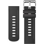 Aligator Watch Straps 22 silikonový řemínek, Black 22AW0003 – Zboží Mobilmania