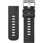 Aligator Watch Straps 22 silikonový řemínek, Black 22AW0003 – Zboží Živě