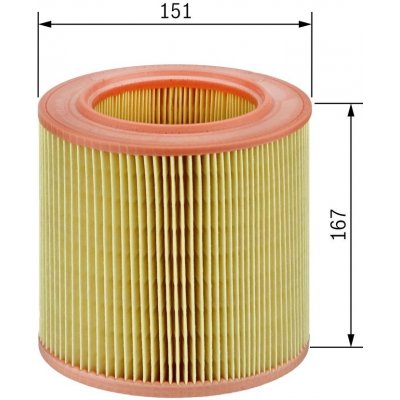 Vzduchový filtr BOSCH F 026 400 027 – Hledejceny.cz