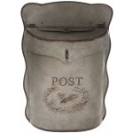 Závěsná kovová poštovní schránka Vintage, šedá – HobbyKompas.cz