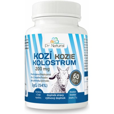 Dr. Natural Kozí kolostrum IgG 54% 60 kapslí