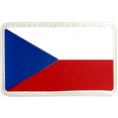 nášivky na suchý zip česká vlajka | velcro odznak – Zboží Mobilmania