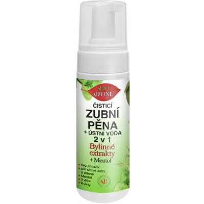 Bione Zubní pěna + ústní voda 2v1.155 ml – Zboží Dáma