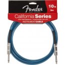 Fender California Cable 10' Candy Apple Red