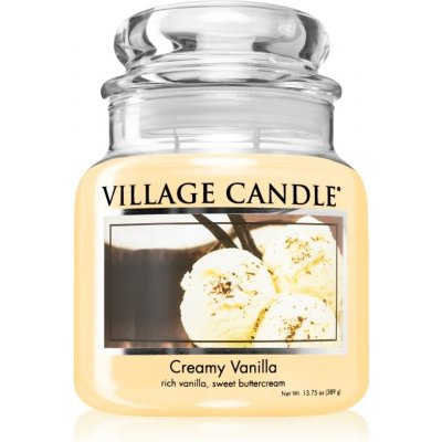 Village Candle Creamy Vanilla 389 g – Zboží Mobilmania