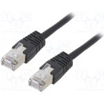 Gembird PP12-0.5M/BK UTP Cat5e Patch 0,5m, černý – Sleviste.cz