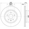 Brzdové kotouče HELLA PAGID Brzdový kotouč PRO - 315 mm HPG 8DD 355 132-751