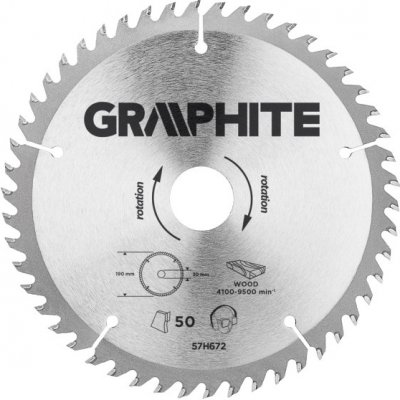 Graphite Pilový kotouč 190x30mm 50z 57H672 – Zboží Mobilmania