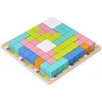 Adam Toys dřevěná skládací hra tetris 19ks – Zboží Živě