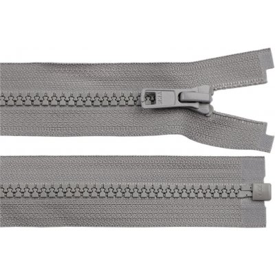 Prima-obchod Kostěný zip YKK No 5 délka 85 cm bundový, barva 135 šedá – Hledejceny.cz