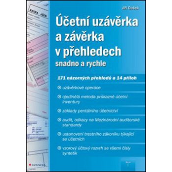 Účetní uzávěrka a závěrka v přehledech snadno a rychle - Jiří Dušek