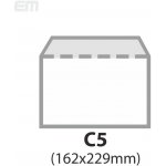 Dopisní obálka C5, bílá 80g, 500ks, s páskou, vnitřní potisk – Zboží Živě