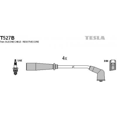 Sada kabelů pro zapalování TESLA T527B – Hledejceny.cz