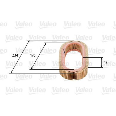 Vzduchový filtr VALEO 585628 – Hledejceny.cz