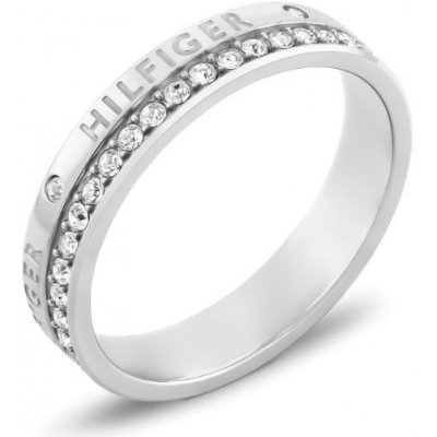 Tommy Hilfiger Ocelový prsten s krystaly Mini Crystals 2780910 – Zboží Mobilmania