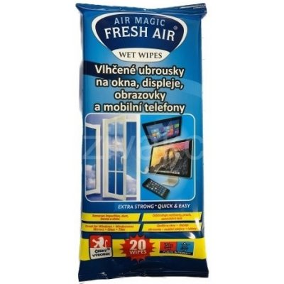 fresh AIR Car Čistící ubrousky na Monitory ,elektroniku 20 ks – Sleviste.cz