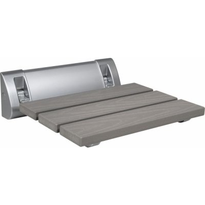 Aqualine RAVO sklopné sedátko do sprchového koutu 32 x 32,5 cm WPC šedá AE236GR – Zboží Mobilmania