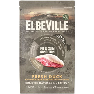 ELBEVILLE Senior Mini Fresh Duck Fit and Slim Condition 1,4 kg – Zbozi.Blesk.cz