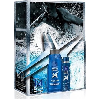 FaMan Xtreme Polar sprchový gel 400 ml + deospray 150 ml dárková sada