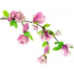 IMPOL TRADE DS 410-10 Samolepky na zeď květy na větvi růžové rozměr 87 cm x 110 cm – Sleviste.cz