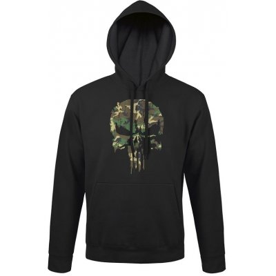 MILITARY RANGE mikina PUNISHER s kapucou WOODLAND – Zboží Dáma