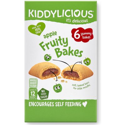 Kiddylicious Koláčky s jablečno-broskvovo-banánovou náplní 6x22 g – Hledejceny.cz
