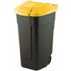 Popelnice Ceramicus popelnice na zahradní odpad plastová 110 l černo-žlutá
