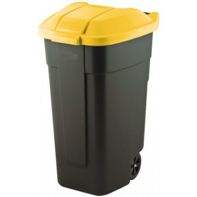 Ceramicus popelnice na zahradní odpad plastová 110 l černo-žlutá – Zboží Mobilmania