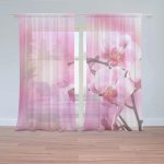 Záclony Květy orchideje: 2 ks - 150x250 cm - Sablio – Hledejceny.cz