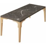 tectake Ratanová Foggia 196x87x76cm natur – Hledejceny.cz