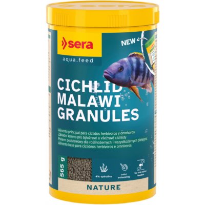 Sera Cichlid Malawi Granules Nature 565 g – Zboží Dáma