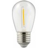 Žárovka T-LED LED žárovka E27 1W FILAMENT S14