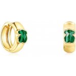 Tous stříbrné pozlacené náušnice 1003387600 – Zboží Dáma