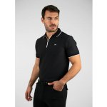 Maximilian Equestrian Tričko Core Polo pánské černá – Zboží Dáma