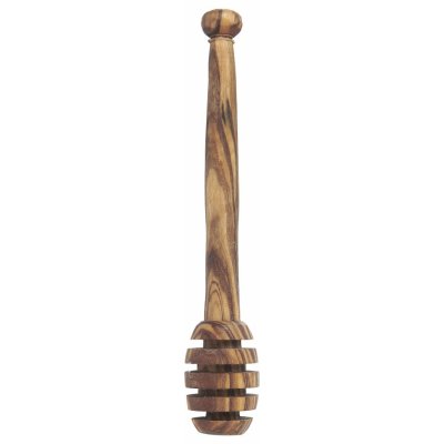 IB LAURSEN Dřevěná palička na med Olivia, přírodní barva, dřevo