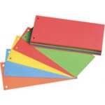 Rozlišovač kartonový 5 barev 10,5x24cm – Hledejceny.cz