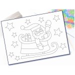 Radost v písku Šablona na pískování santa s dárky A5 148 x 210 mm – Zboží Dáma