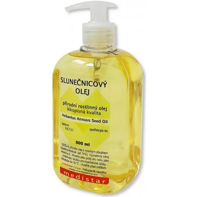 Medistar slunečnicový olej 500 ml – Sleviste.cz