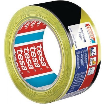 Tesa pro marking výstražná páska 50 mm x 33 m žluto-černá – Sleviste.cz
